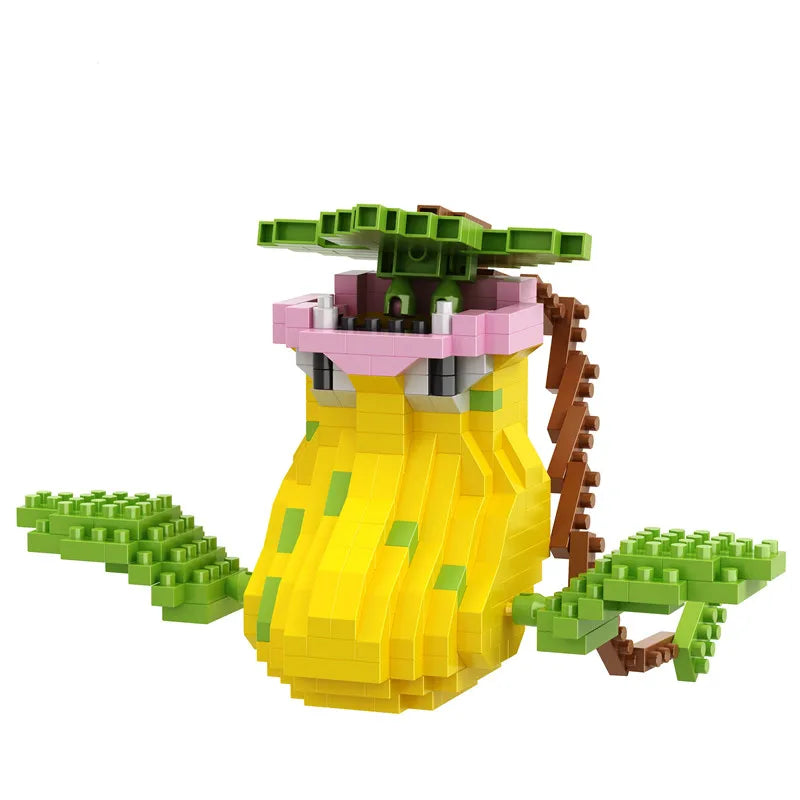 Monster Creatures Micro Block Series – Small Particle Building Set Educational Puzzle Toy