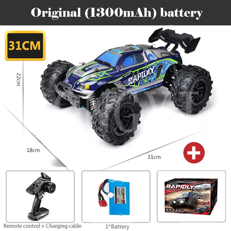 VelocityX™ 4WD Pro Series RC Truck – 80KM/H Brushless Edition!