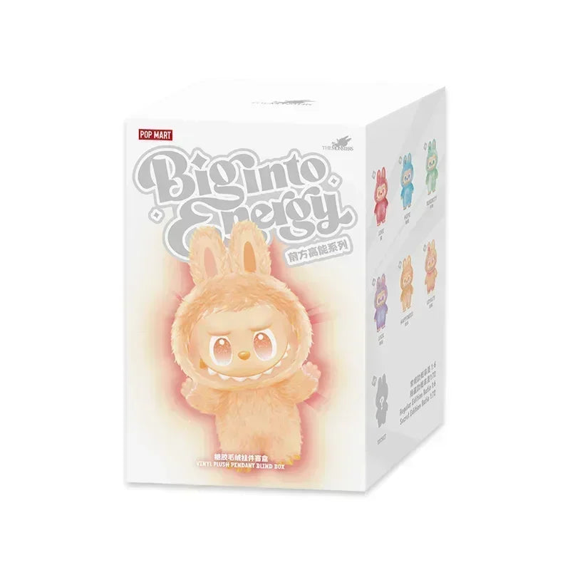 POP MART LABUBU THE MONSTERS Big into Energy Series Vinyl Plush Trendy Genuine Blind Box Toys Mystery Box Mistery Action Figure