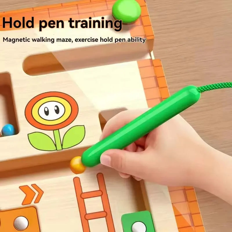 PathMaster™ Montessori Magnetic Maze Board