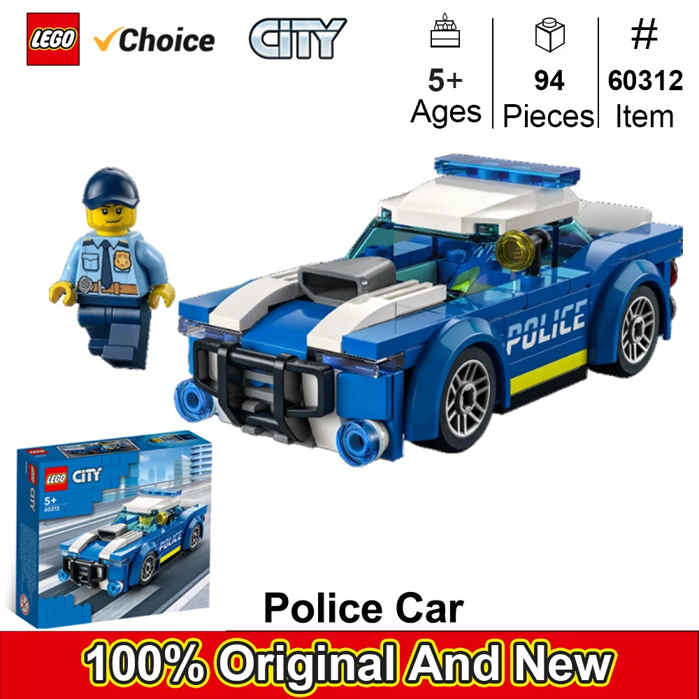 🚔 LEGO® City Police Car (60312) – 94 Pieces | Ages 5+