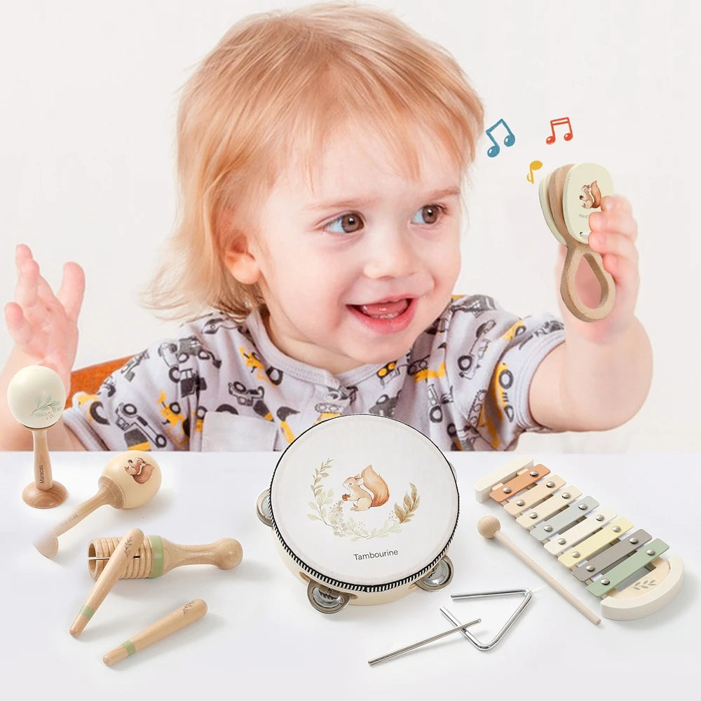 HarmonyNest™ Montessori Wooden Music Set!
