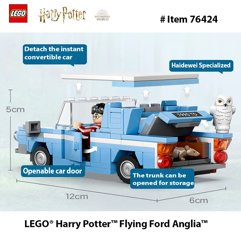 ✨ LEGO® Harry Potter™ Flying Ford Anglia™ (76424) – 165 Pieces | Ages 7+