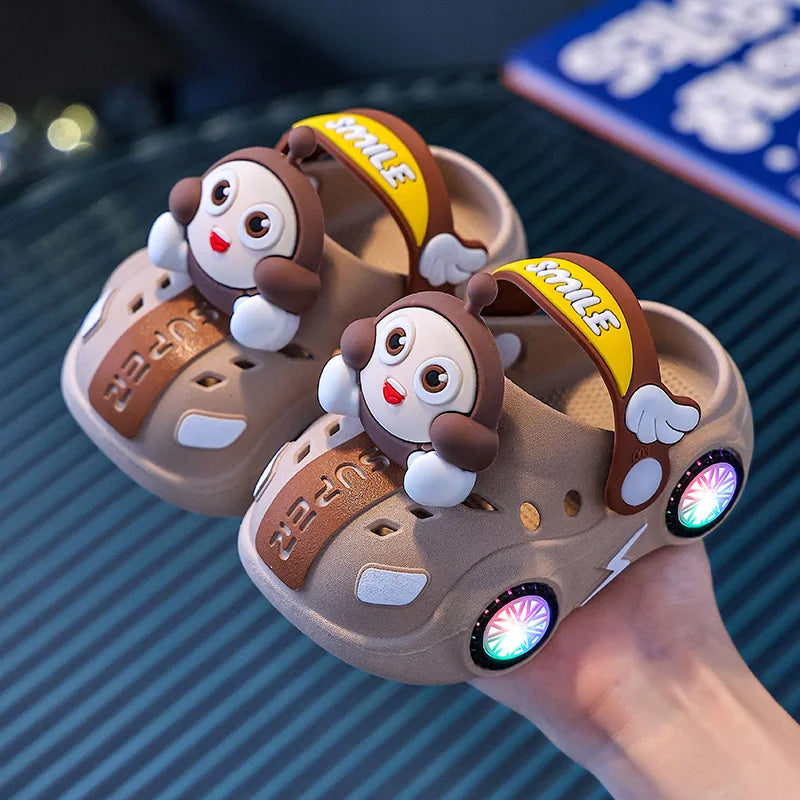 GlowRider™ Light-Up Cartoon Car Sandals