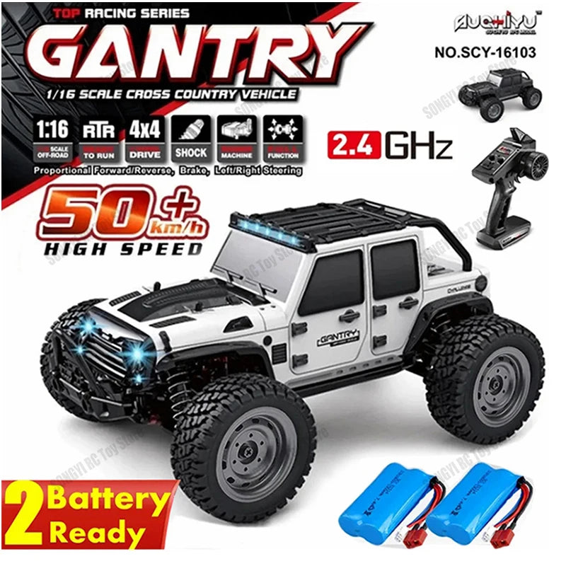 VelocityX™ 4WD Pro Series RC Truck – 80KM/H Brushless Edition!