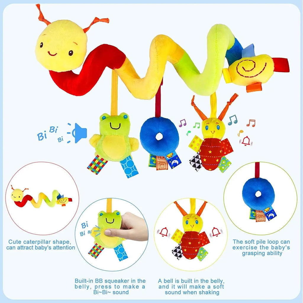SnuggleSpiral™ Sensory Activity Arch Toy