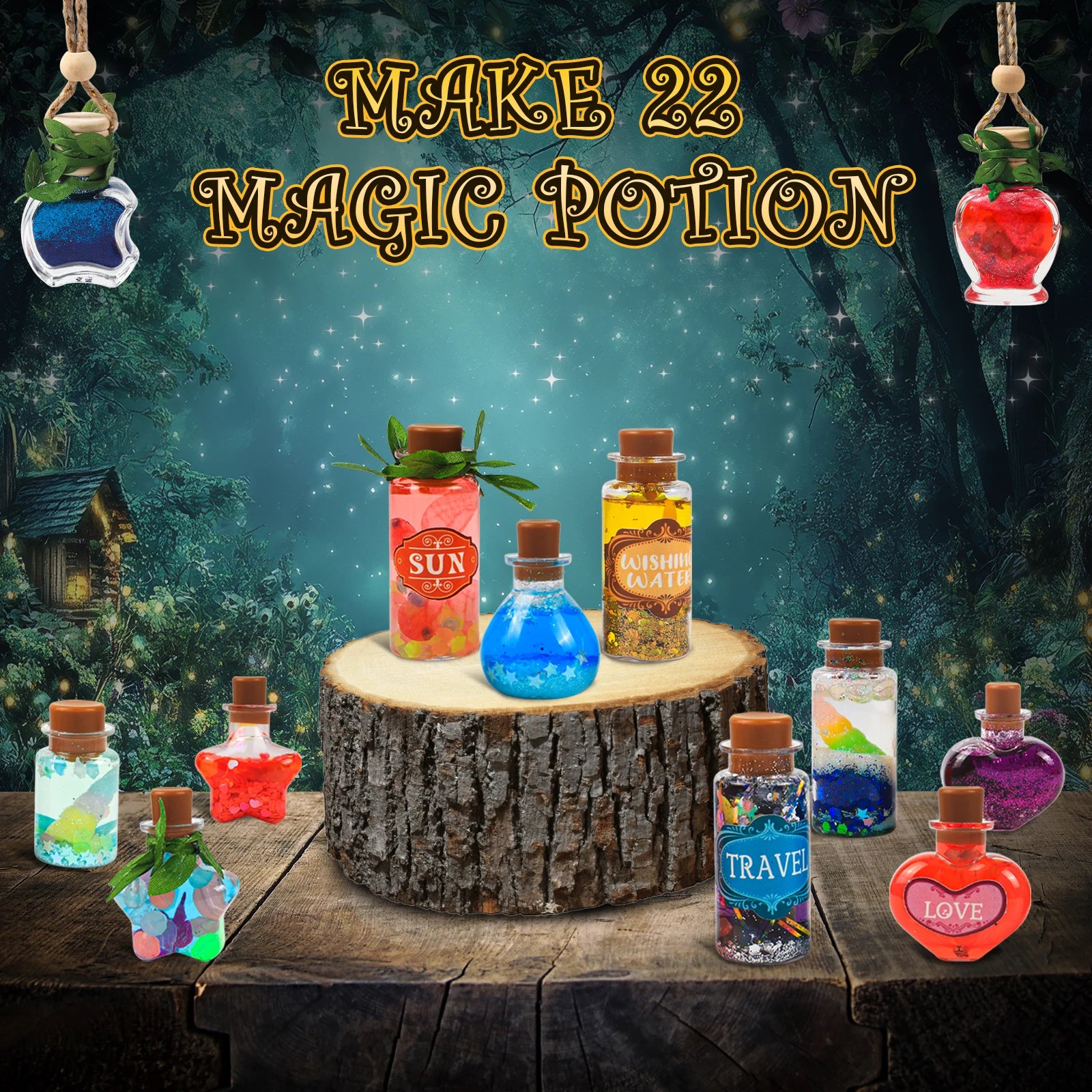 MysticBrew™ Magic Potion Craft Kit – 22 Bottle Wizard Set