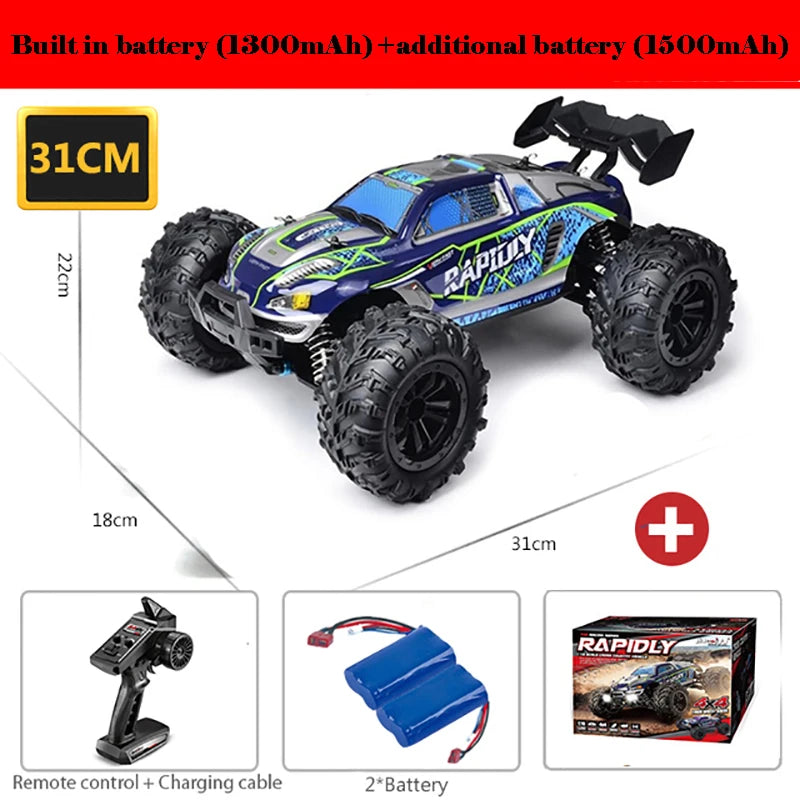 VelocityX™ 4WD Pro Series RC Truck – 80KM/H Brushless Edition!