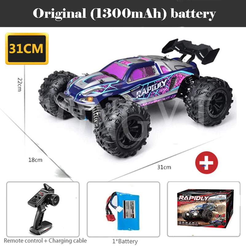 VelocityX™ 4WD Pro Series RC Truck – 80KM/H Brushless Edition!