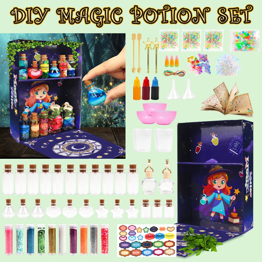 MysticBrew™ Magic Potion Craft Kit – 22 Bottle Wizard Set