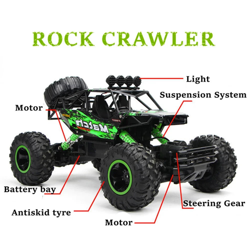 TitanX Off-Road RC Beast – 4WD High-Speed Rock Crawler