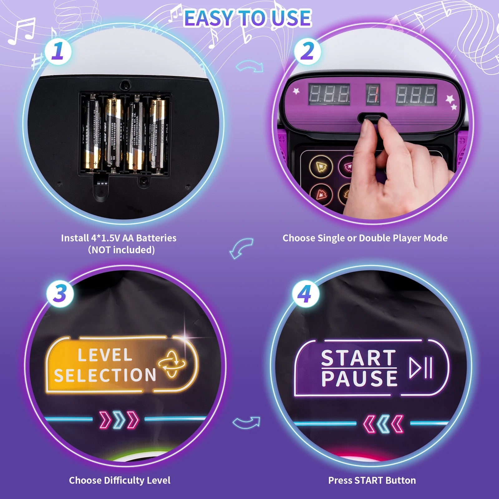 BeatBounce™ Interactive Musical Dance Mat