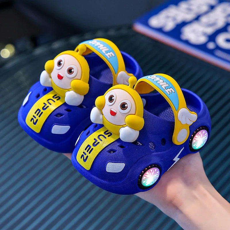 GlowRider™ Light-Up Cartoon Car Sandals