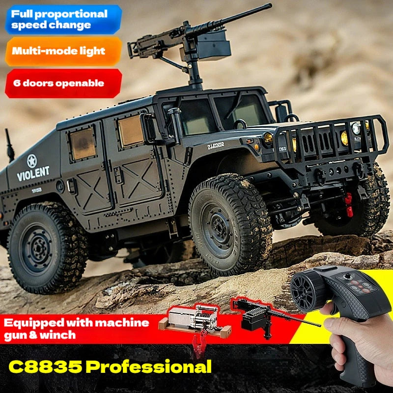 TitanForce™ C8835 Tactical 4WD RC Off-Road Truck!