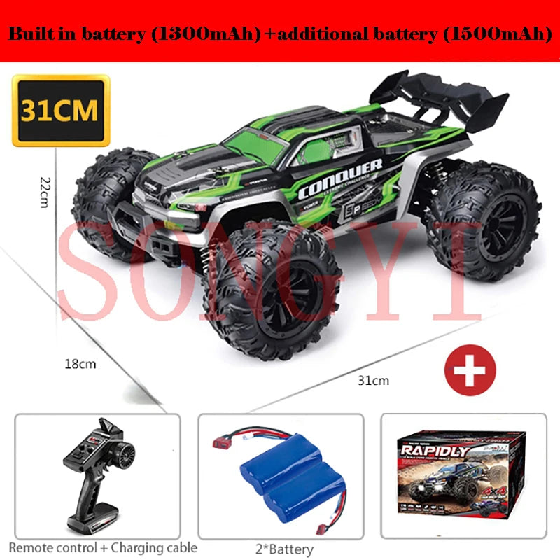 VelocityX™ 4WD Pro Series RC Truck – 80KM/H Brushless Edition!