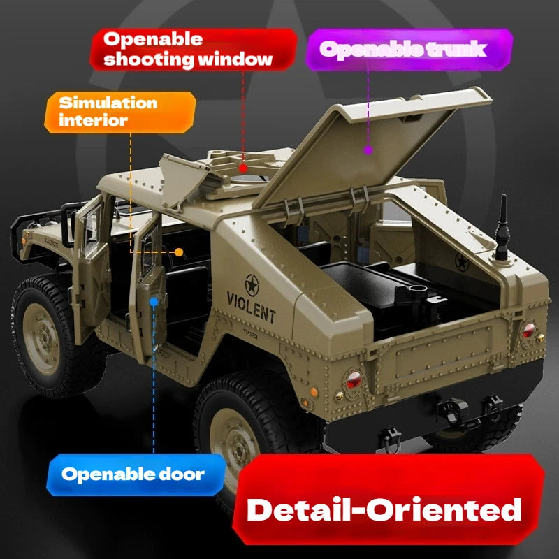 TitanForce™ C8835 Tactical 4WD RC Off-Road Truck!