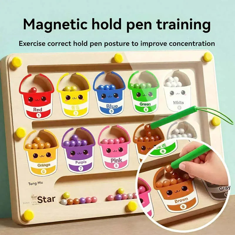 PathMaster™ Montessori Magnetic Maze Board