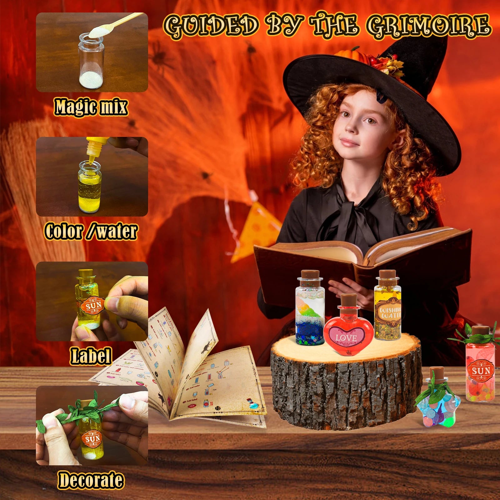 MysticBrew™ Magic Potion Craft Kit – 22 Bottle Wizard Set