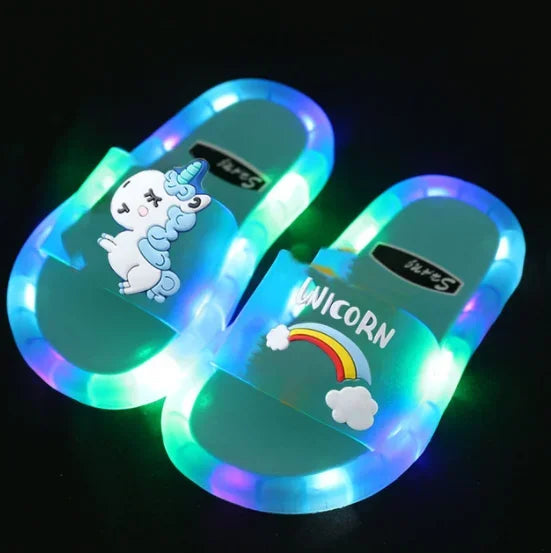 LumiSteps™ Unicorn LED Slippers
