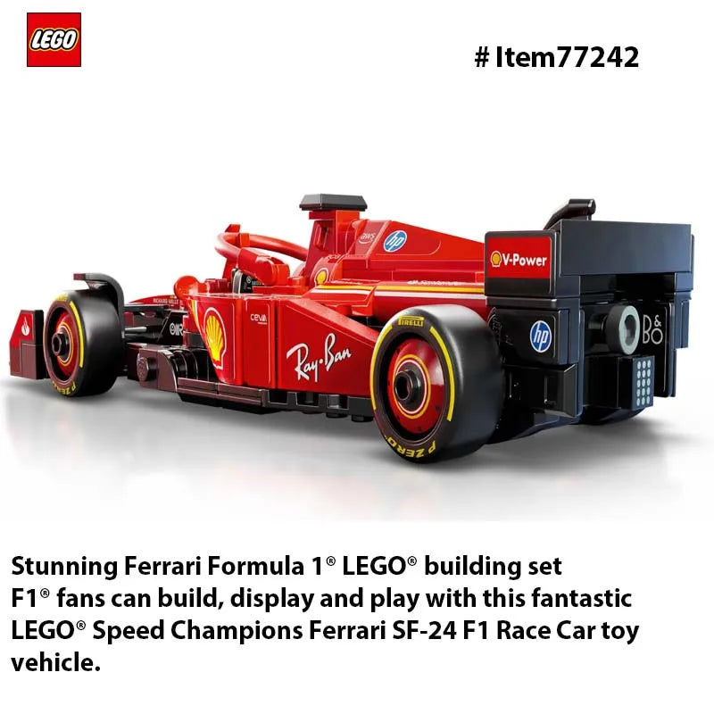 🏎️ LEGO® Speed Champions Ferrari SF-24 F1® Race Car (77242)