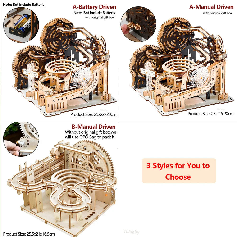TitanForge™ Mechanical Marble Run Kit