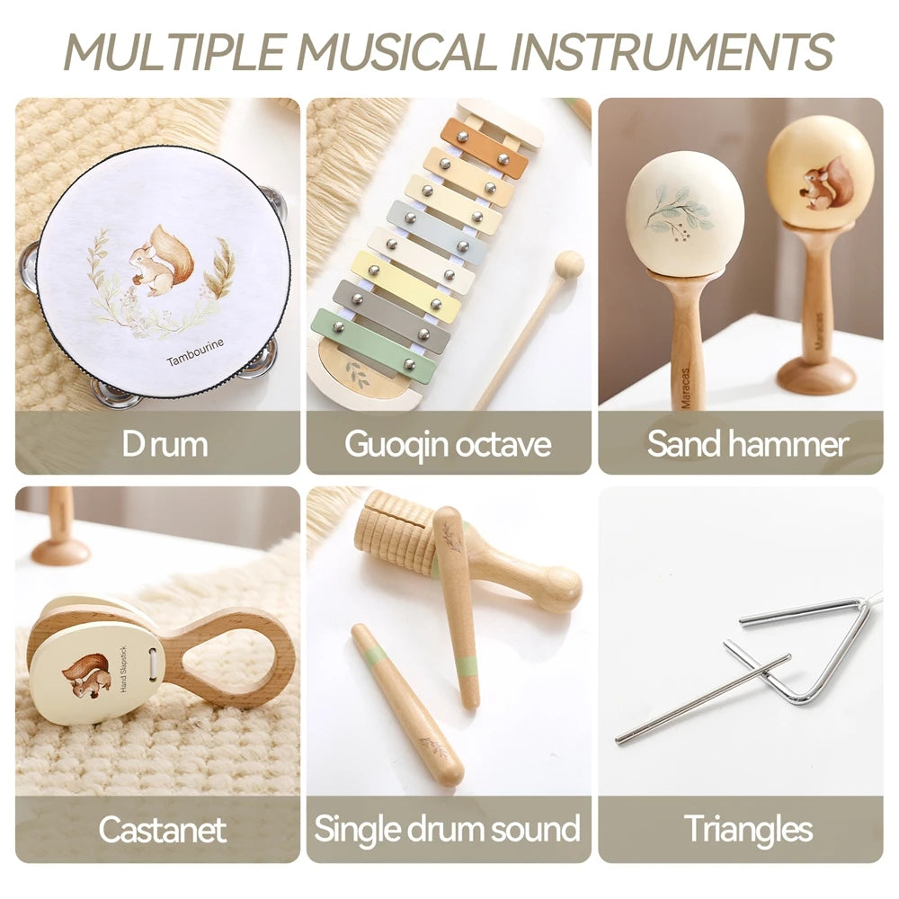 HarmonyNest™ Montessori Wooden Music Set!