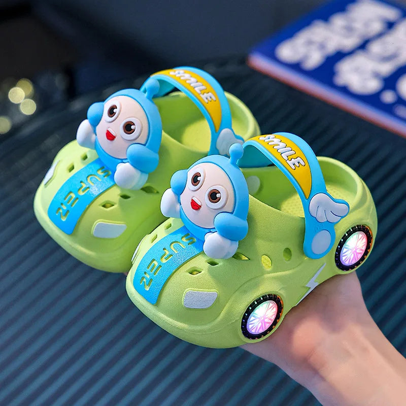 GlowRider™ Light-Up Cartoon Car Sandals