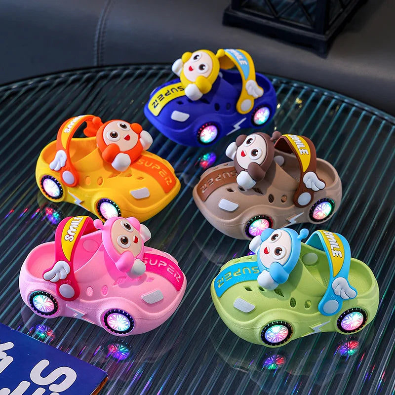 GlowRider™ Light-Up Cartoon Car Sandals