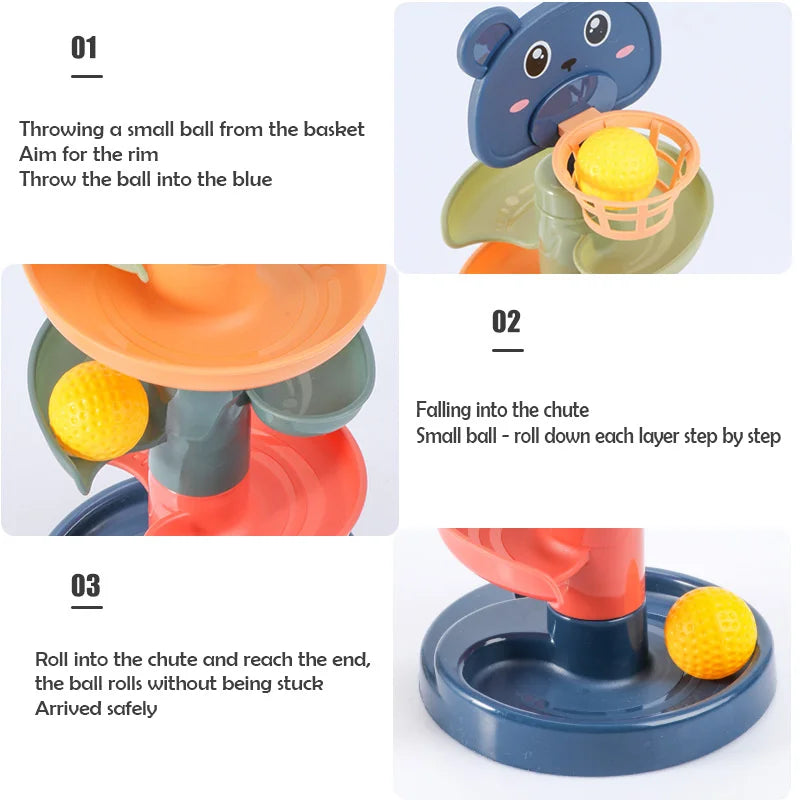BearBounce™ Toddler Ball Drop Learning Tower
