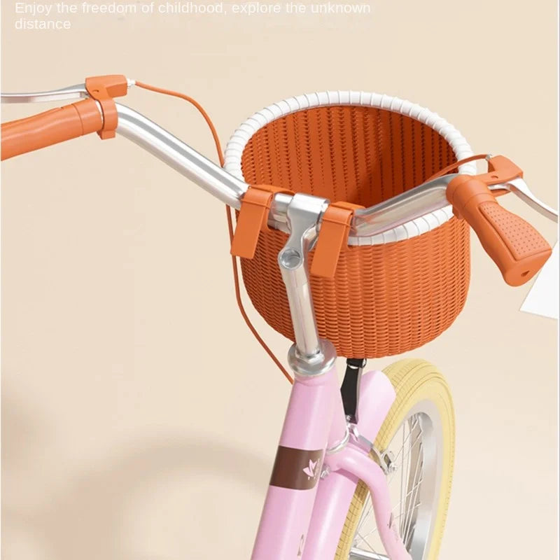 BellaRide™ Vintage Kids Bicycle with Basket