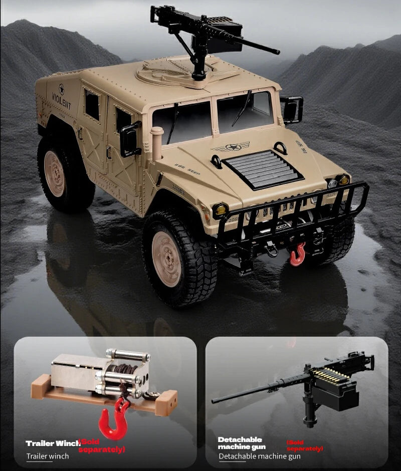 TitanForce™ C8835 Tactical 4WD RC Off-Road Truck!
