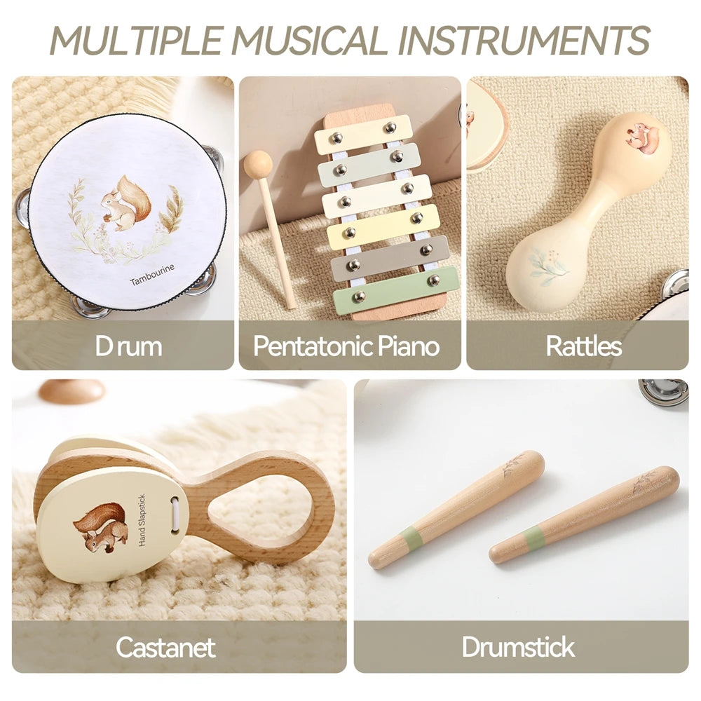 HarmonyNest™ Montessori Wooden Music Set!