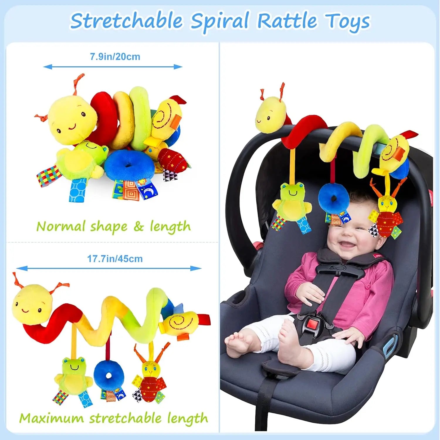 SnuggleSpiral™ Sensory Activity Arch Toy