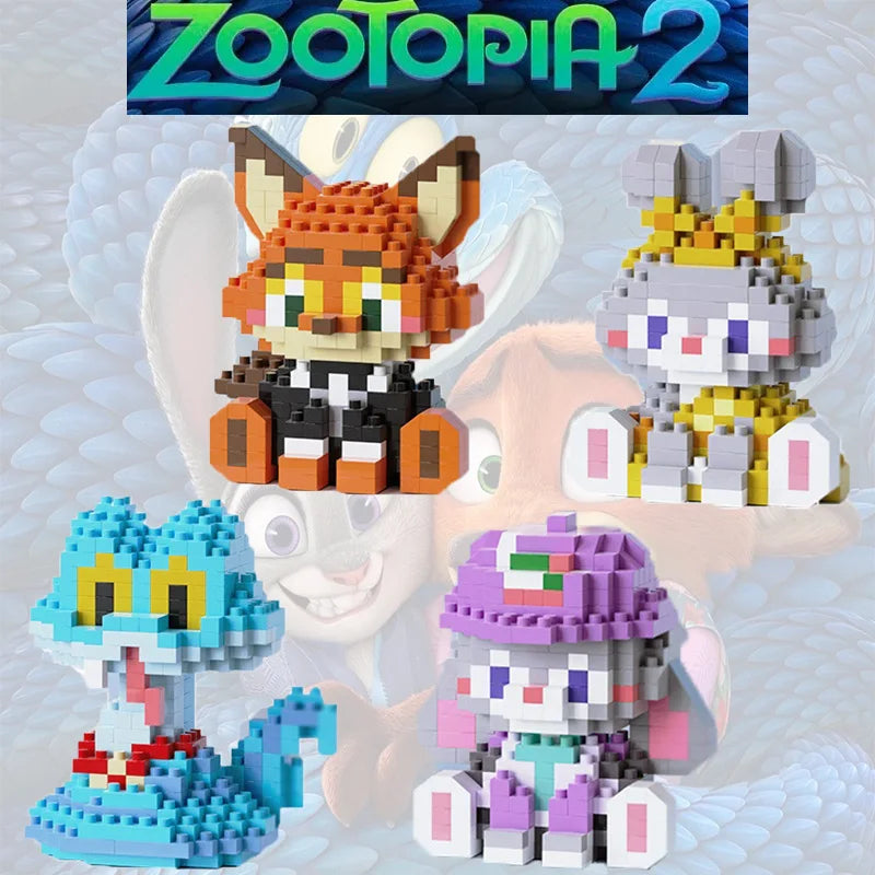 Zootopia™ Mini Block Character Collection – Build Your Favourite Heroes