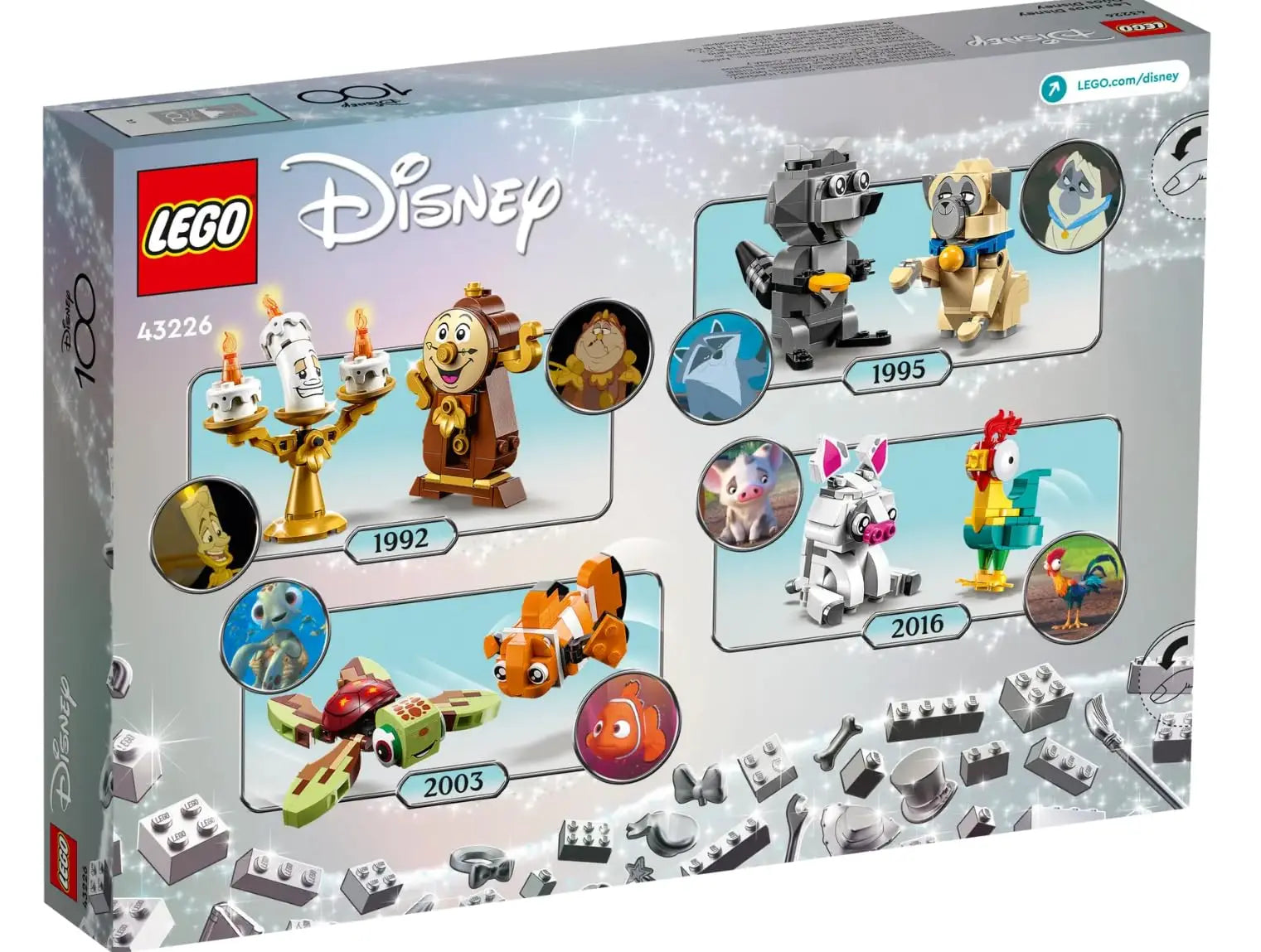 ✨ LEGO® Disney 100 Celebration Set – 553 Pieces (6+)