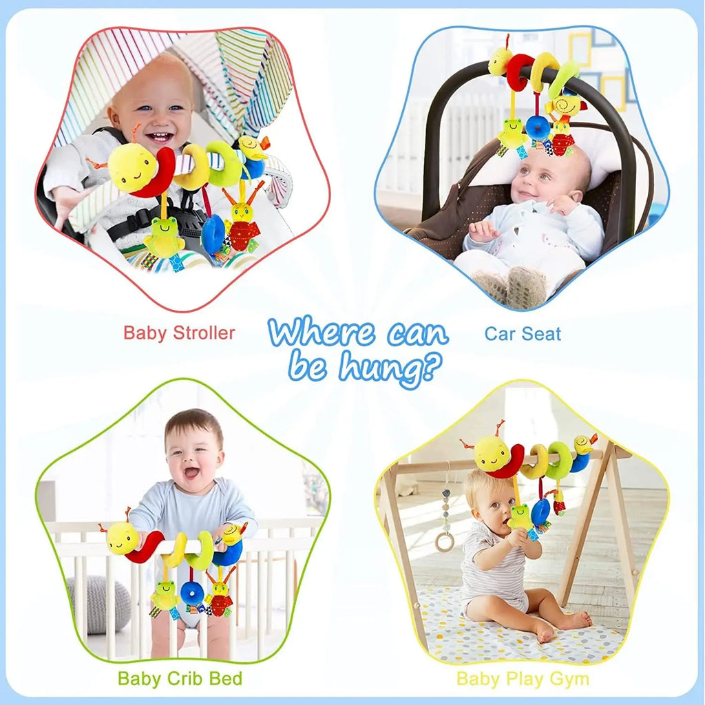 SnuggleSpiral™ Sensory Activity Arch Toy