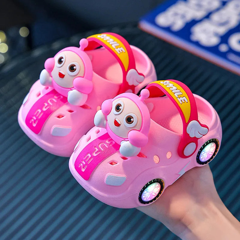 GlowRider™ Light-Up Cartoon Car Sandals
