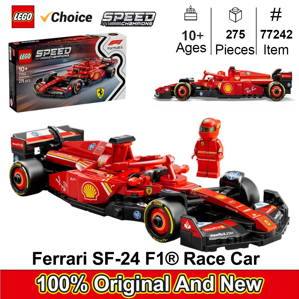 🏎️ LEGO® Speed Champions Ferrari SF-24 F1® Race Car (77242)